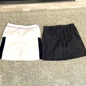 Izod and Greg Norman golf skirts/skorts